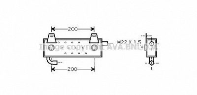 AVA QUALITY COOLING mn3039 -  масляный радиатор, двигательное масло